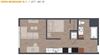 Open One Bedroom Floorplan G1
